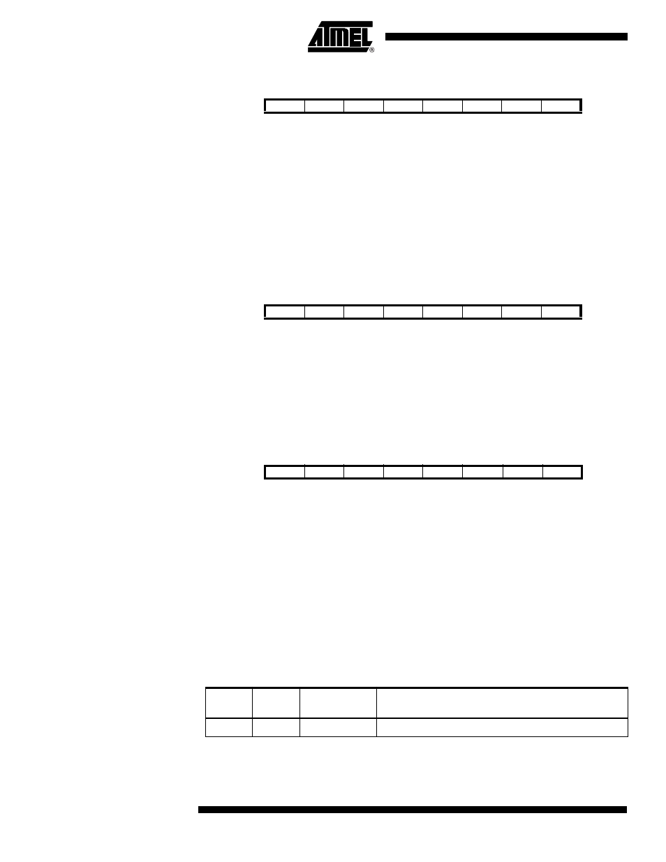 The eeprom address register, The eeprom data register – eedr, The eeprom control register – eecr | Attiny2313, Table 1. eeprom mode bits | Rainbow Electronics ATtiny2313 User Manual | Page 16 / 211