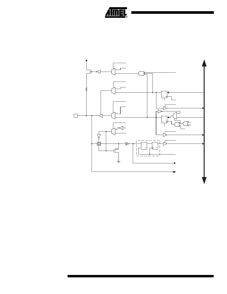 Alternate port functions, Attiny2313, Data b u s | Rainbow Electronics ATtiny2313 User Manual | Page 52 / 211