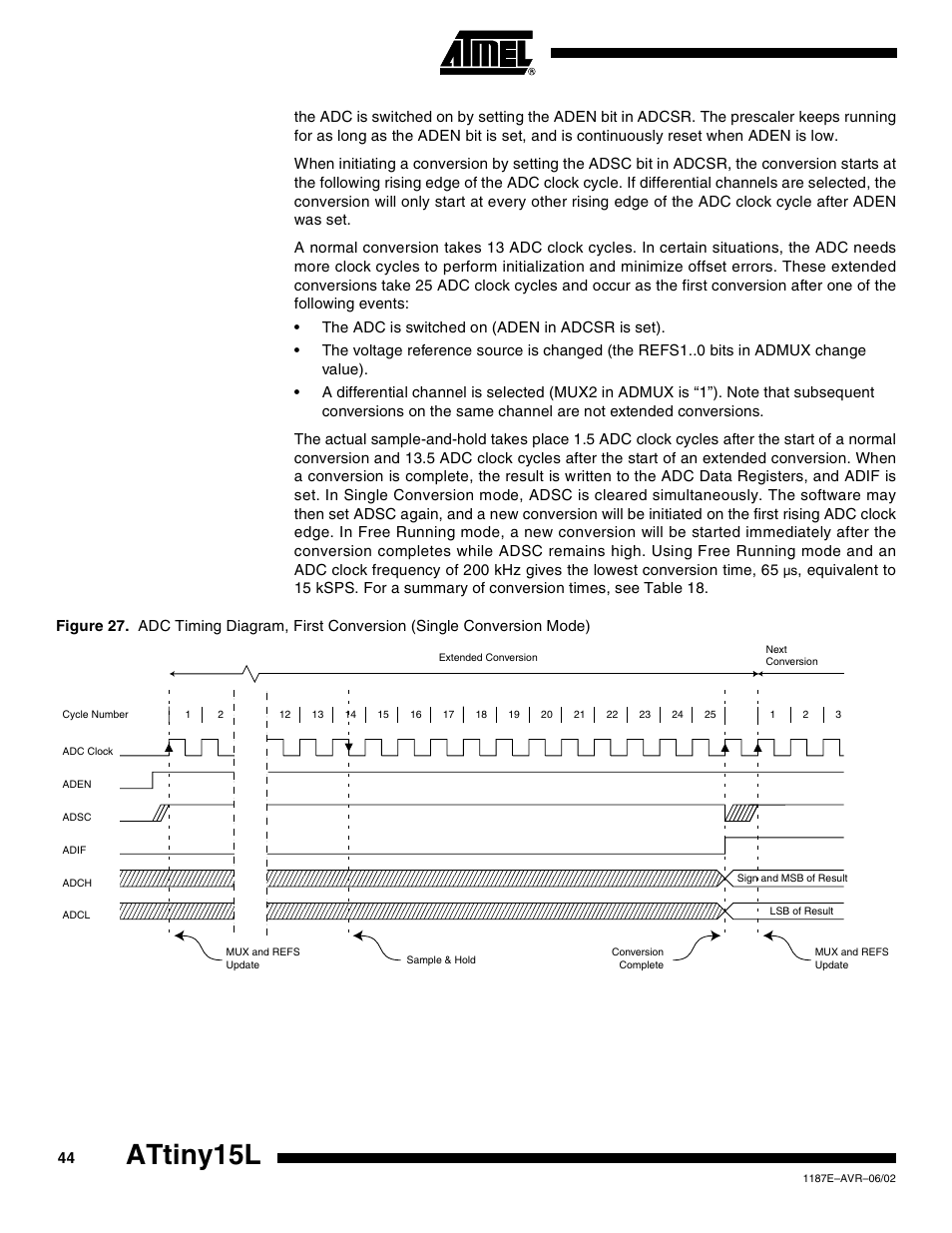 Attiny15l | Rainbow Electronics ATtiny15L User Manual | Page 44 / 83