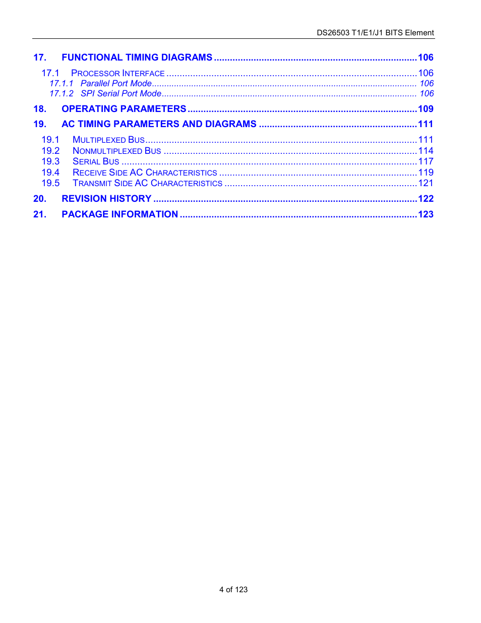 Rainbow Electronics DS26503 User Manual | Page 4 / 123