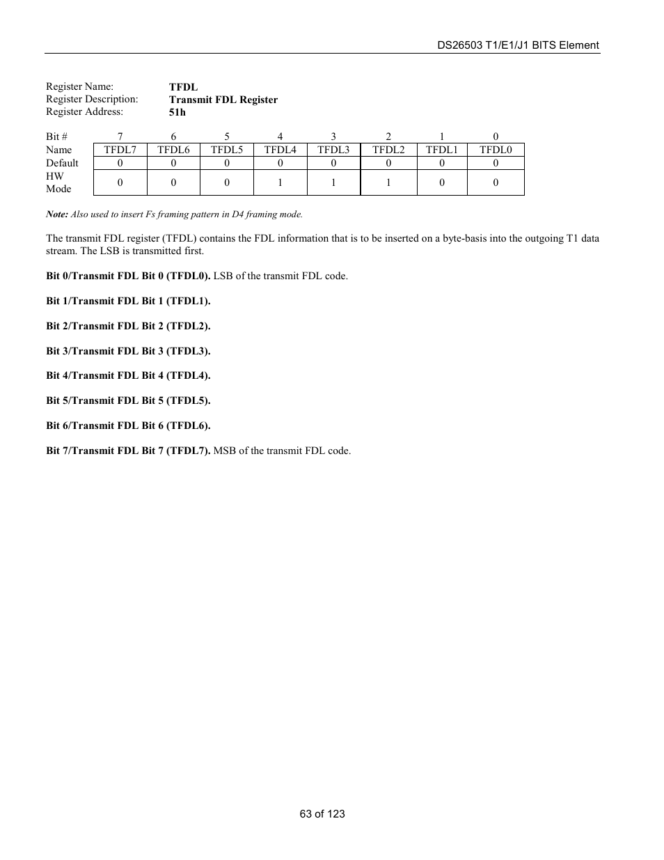 Rainbow Electronics DS26503 User Manual | Page 63 / 123