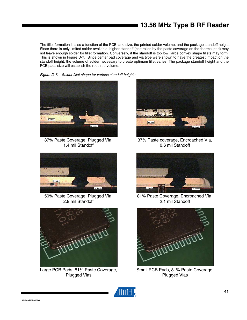 56 mhz type b rf reader | Rainbow Electronics AT88RF1354 User Manual | Page 41 / 50