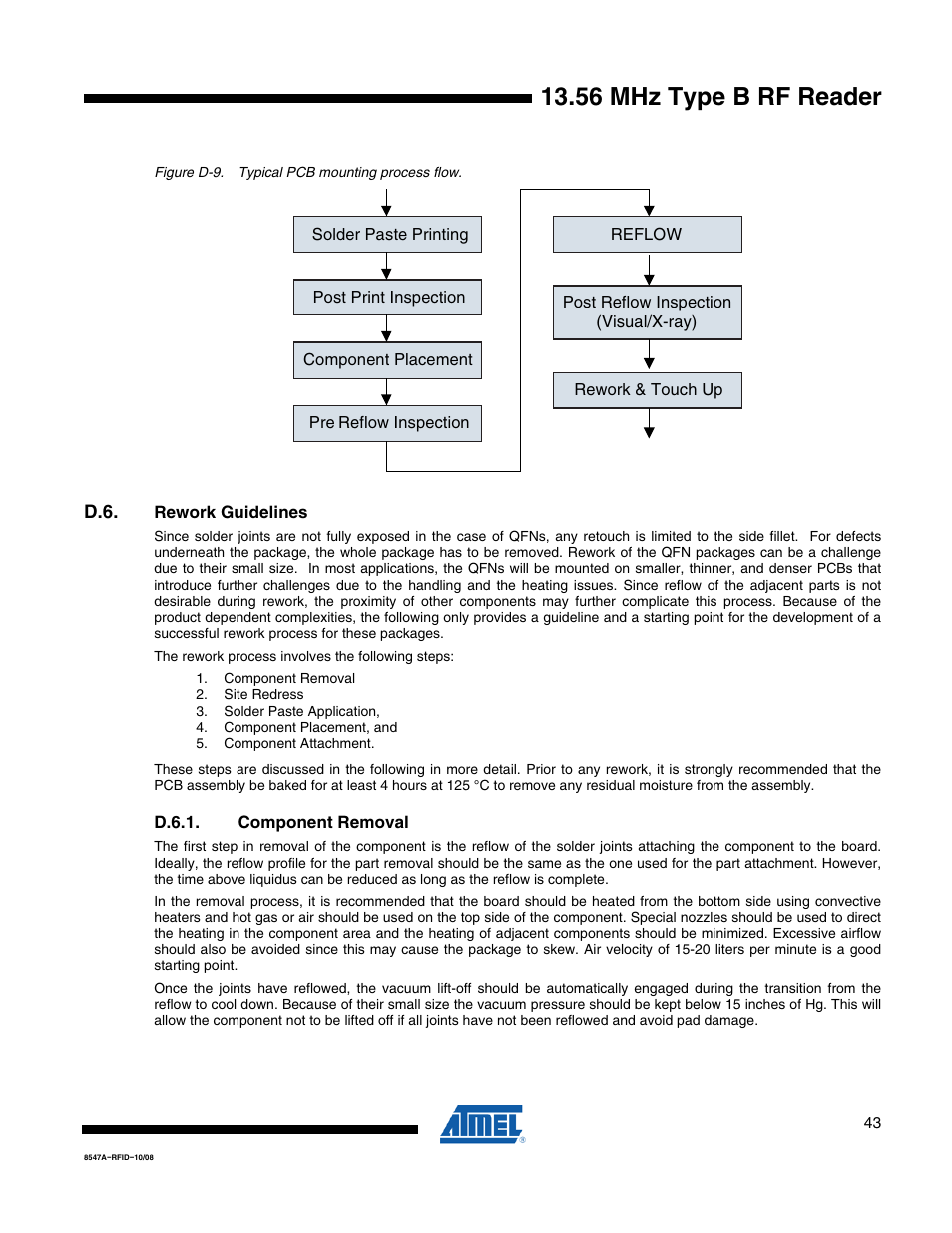 56 mhz type b rf reader | Rainbow Electronics AT88RF1354 User Manual | Page 43 / 50