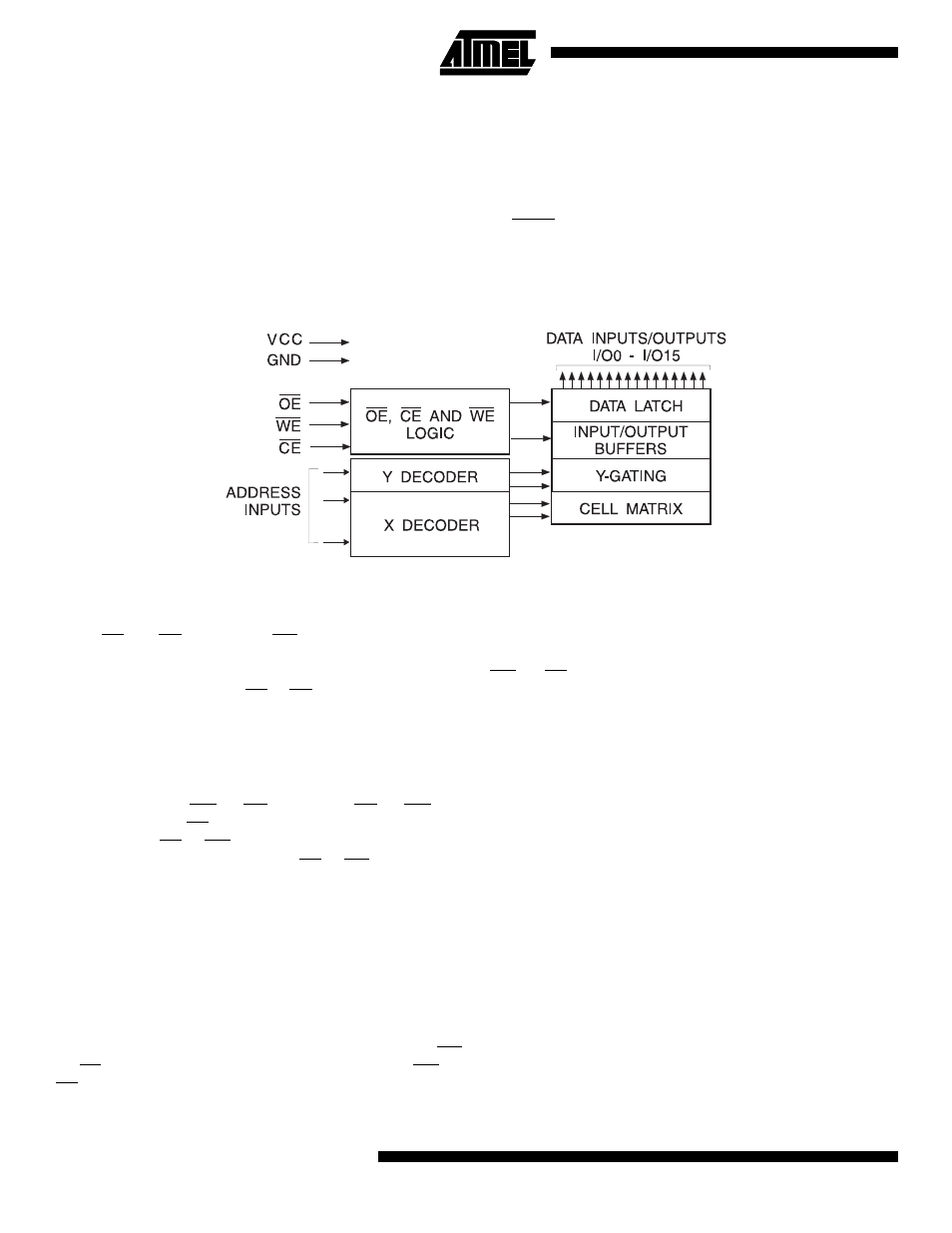 Block diagram device operation | Rainbow Electronics AT29C1024 User Manual | Page 2 / 16