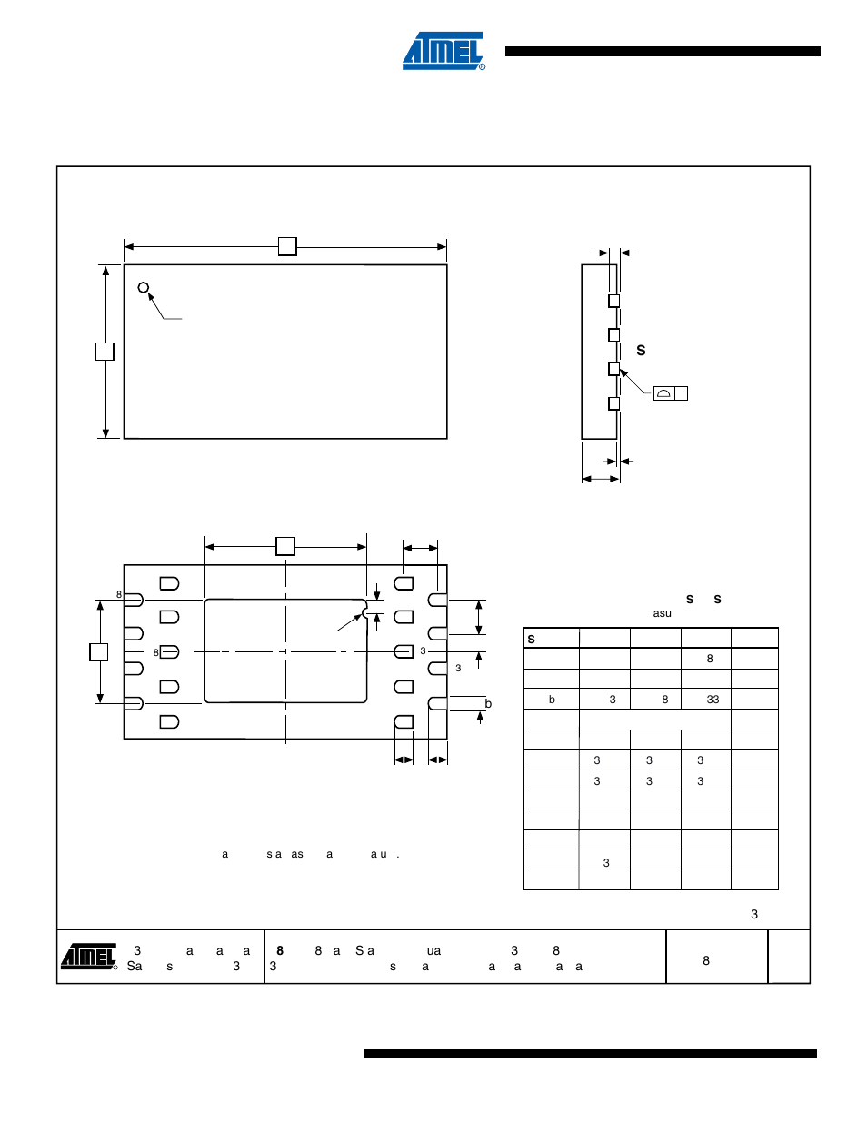 Packaging information, 1 18m1, Atmega4hvd/8hvd | Rainbow Electronics ATmega8HVD User Manual | Page 160 / 168