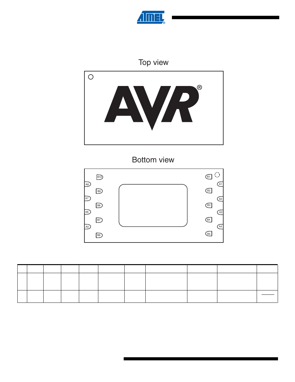 Pin configurations, Atmega4hvd/8hvd, Bottom view top view | Rainbow Electronics ATmega8HVD User Manual | Page 2 / 168