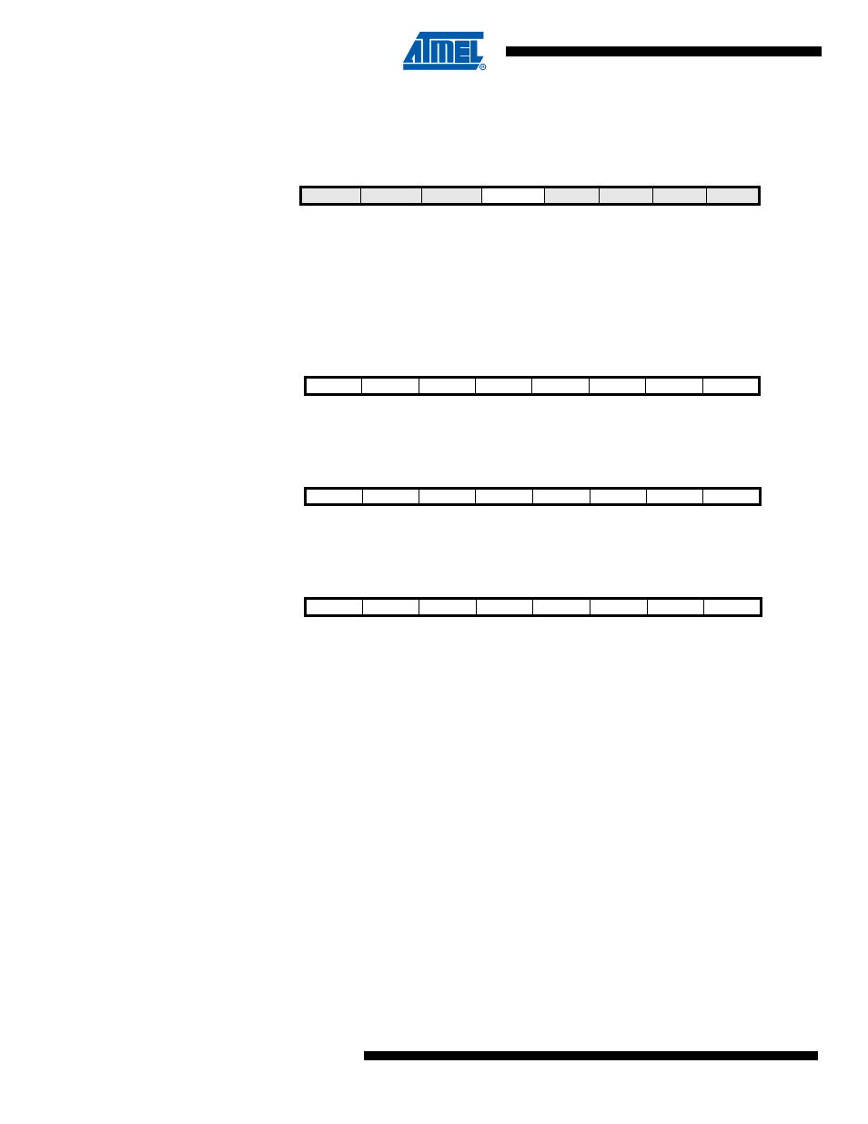 4 register description, 1 mcucr – mcu control register, 2 portb – port b data register | 3 ddrb – port b data direction register, 4 pinb – port b input pins address, Atmega4hvd/8hvd | Rainbow Electronics ATmega8HVD User Manual | Page 70 / 168