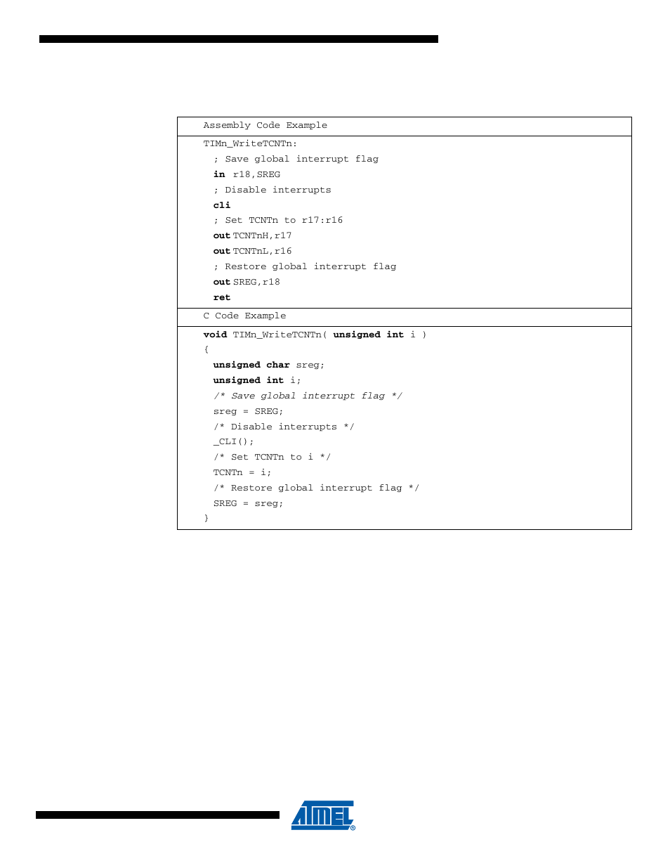 1 reusing the temporary high byte register, Atmega4hvd/8hvd | Rainbow Electronics ATmega8HVD User Manual | Page 85 / 168