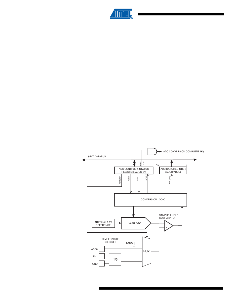 Adc - analog-to-digital converter, 1 features, Adc - analog-to | Atmega4hvd/8hvd | Rainbow Electronics ATmega8HVD User Manual | Page 90 / 168