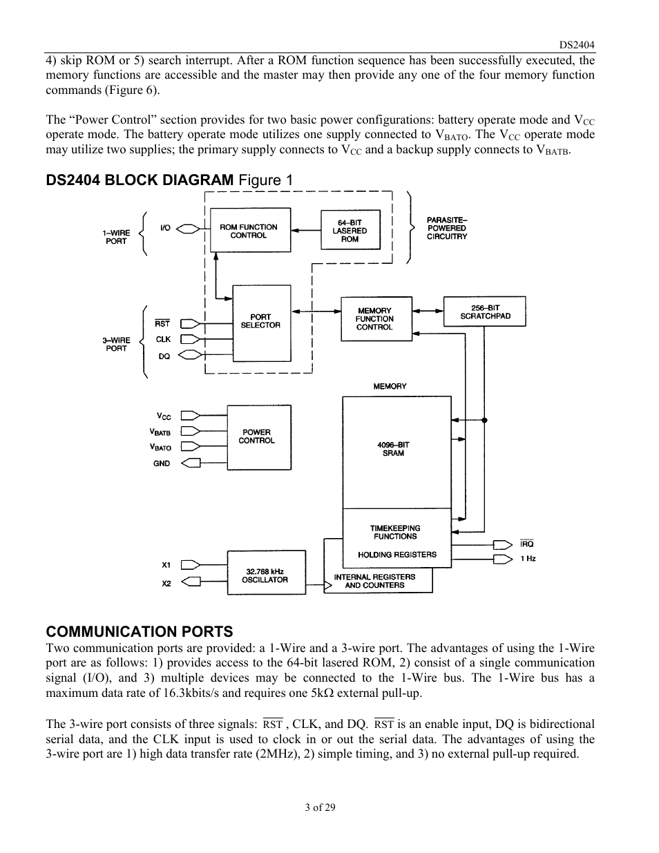 Rainbow Electronics DS2404 User Manual | Page 3 / 29