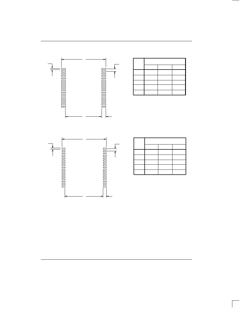 Recommended powercap module land pattern, Recommended powercap module solder stencil | Rainbow Electronics DS1250Y_AB User Manual | Page 11 / 11