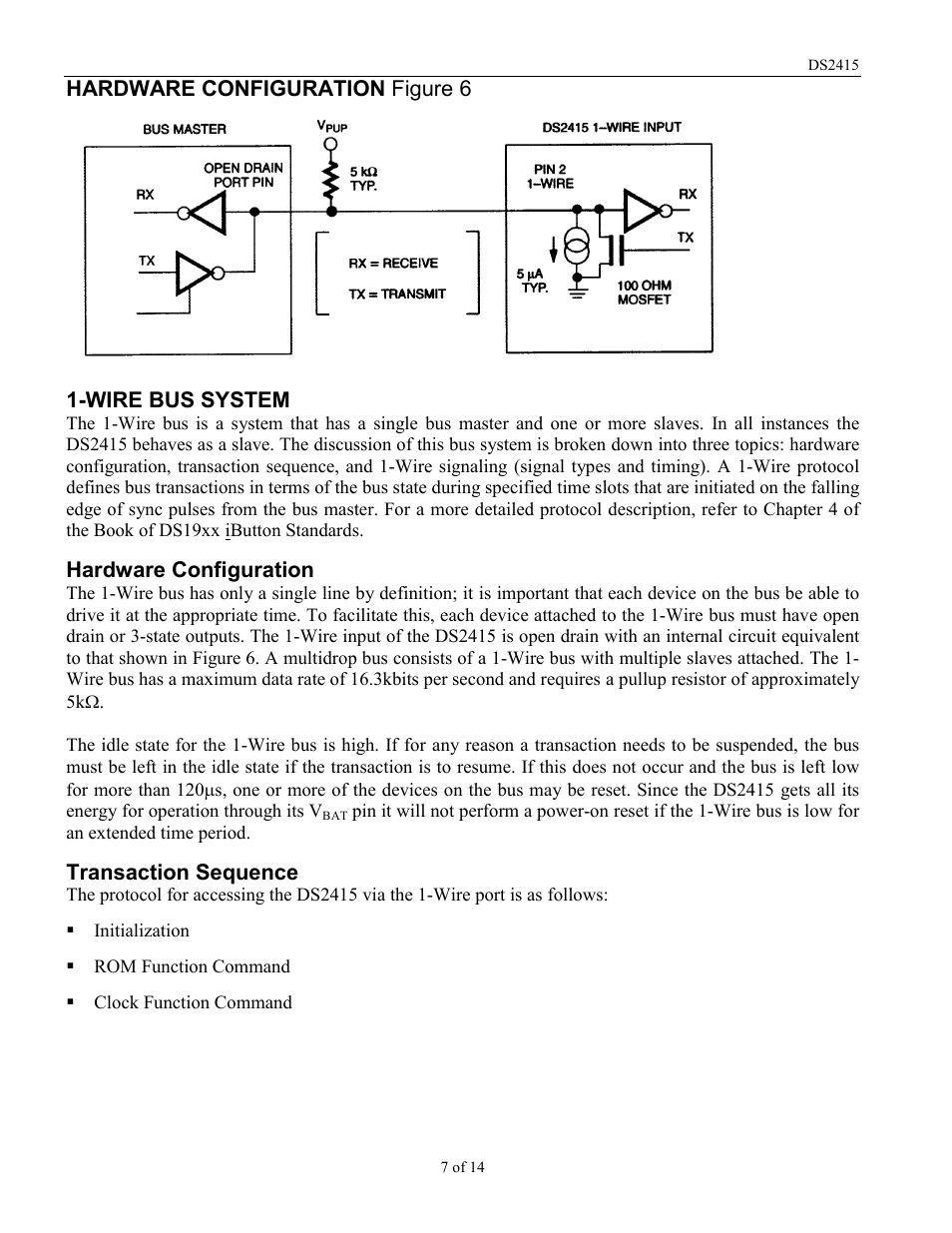 Rainbow Electronics DS2415 User Manual | Page 7 / 14