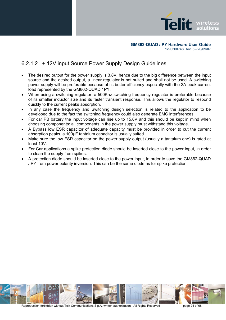 Rainbow Electronics GM862-QUAD-PY User Manual | Page 24 / 68