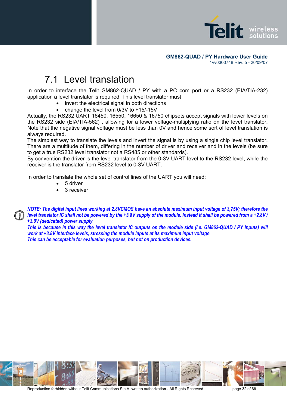 1 level translation | Rainbow Electronics GM862-QUAD-PY User Manual | Page 32 / 68