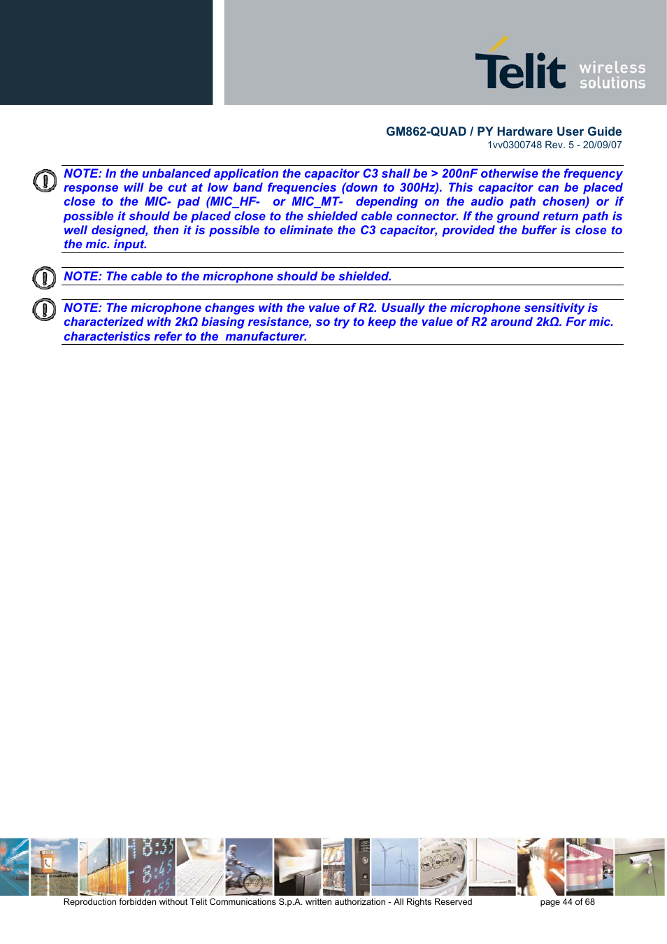 Rainbow Electronics GM862-QUAD-PY User Manual | Page 44 / 68