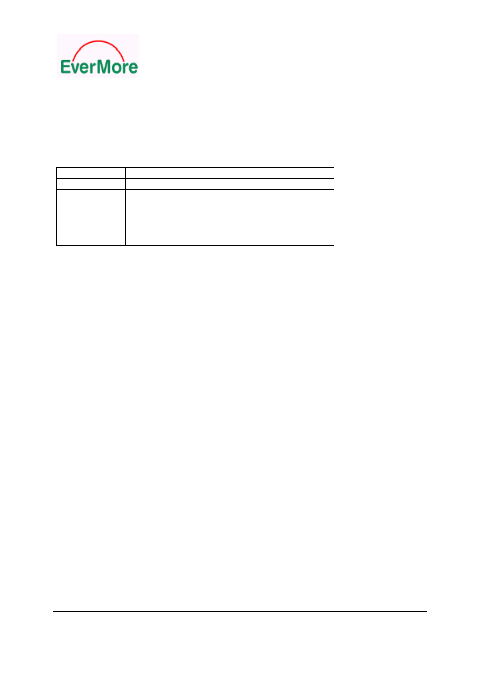 Software specification | Rainbow Electronics EB-A801 User Manual | Page 12 / 18