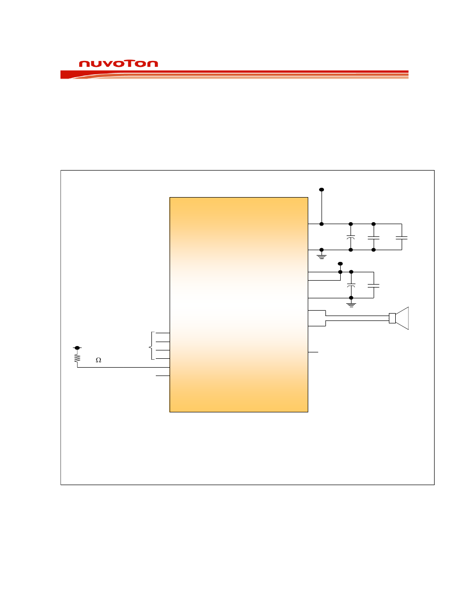 Application diagram, Isd2100 datasheet | Rainbow Electronics ISD2100 User Manual | Page 15 / 19