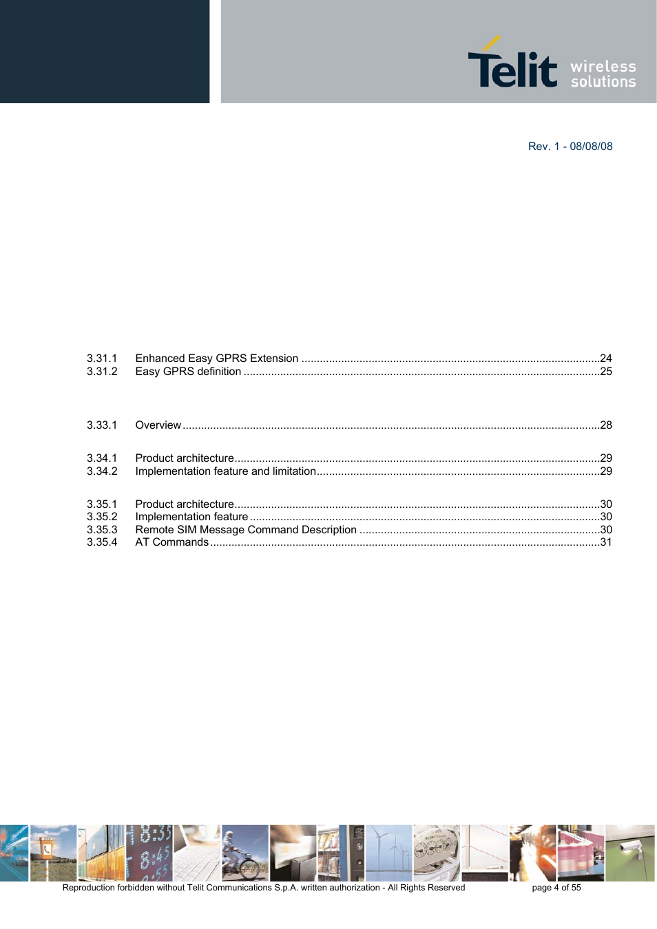 Rainbow Electronics GE863-PRO3 User Manual | Page 4 / 55