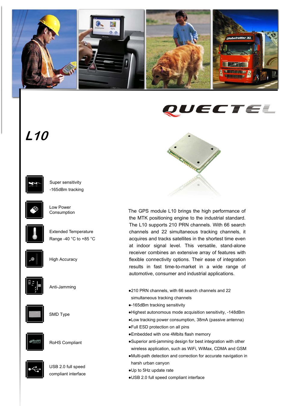 Rainbow Electronics L10 User Manual | 2 pages