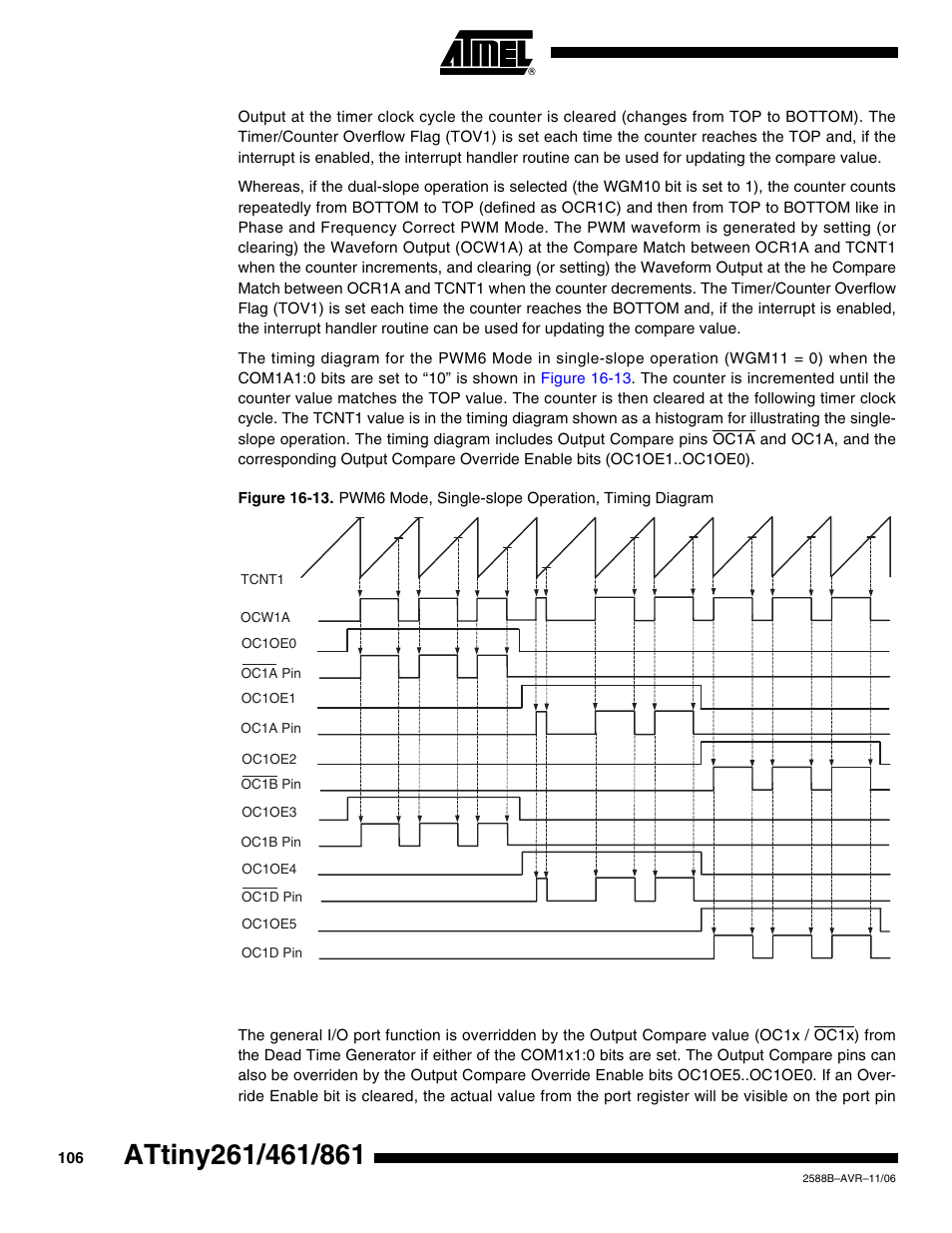 Rainbow Electronics ATtiny861_V User Manual | Page 106 / 236