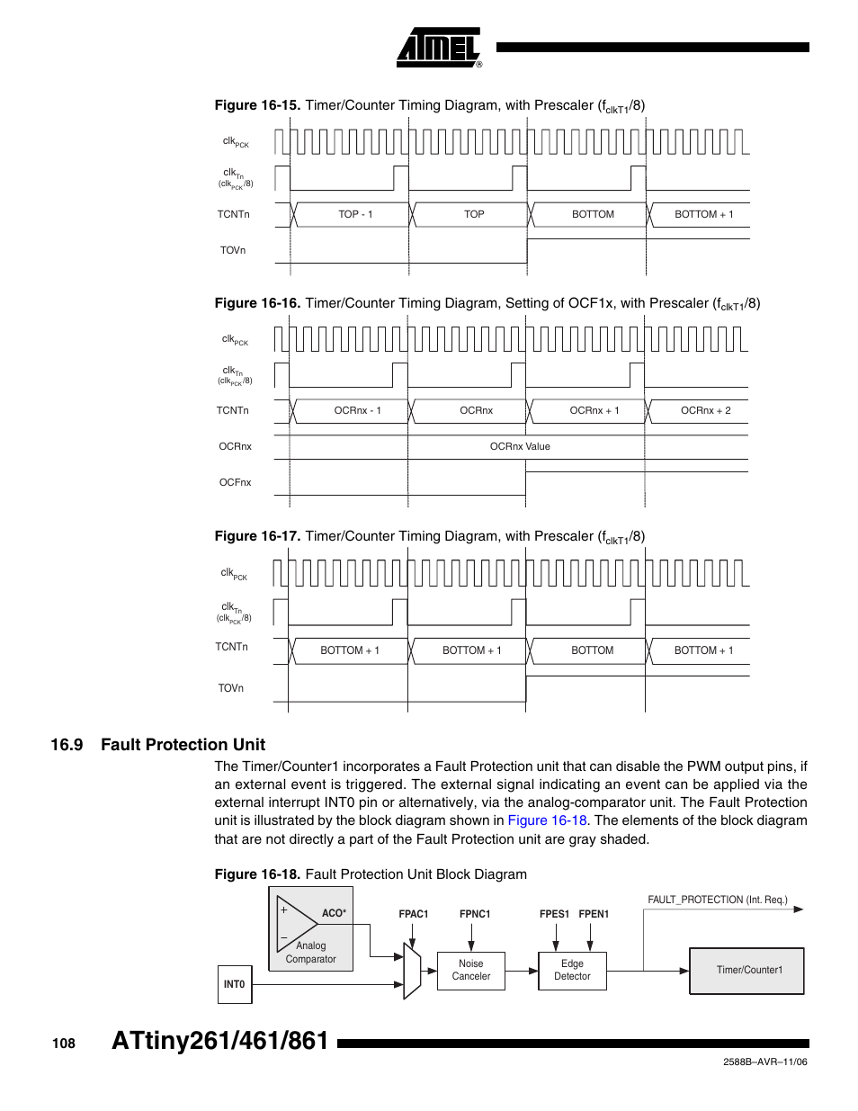 9 fault protection unit | Rainbow Electronics ATtiny861_V User Manual | Page 108 / 236