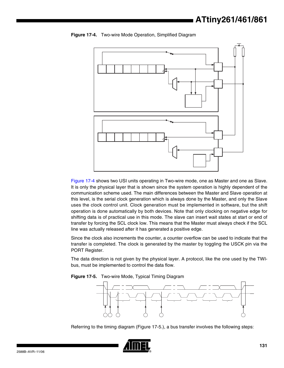 Rainbow Electronics ATtiny861_V User Manual | Page 131 / 236