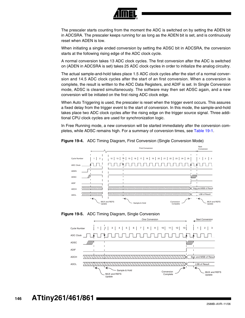 Rainbow Electronics ATtiny861_V User Manual | Page 146 / 236