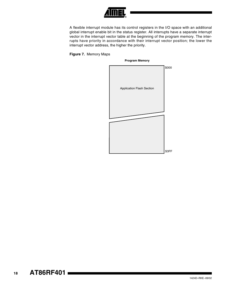 Rainbow Electronics AT86RF401 User Manual | Page 18 / 50