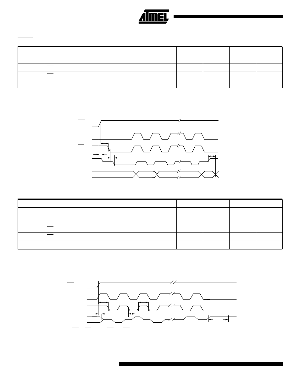 Data polling characteristics(1), Data polling waveforms, Toggle bit characteristics(1) | Toggle bit waveforms(1)(2)(3), Toggle bit wavefor ms, Data polling characteristi cs, Toggle bit characteristic s | Rainbow Electronics AT49F002NT User Manual | Page 10 / 17