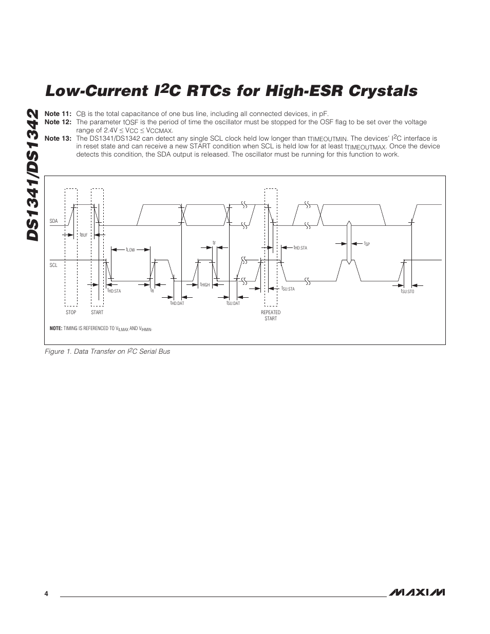 Low-current i | Rainbow Electronics DS1342 User Manual | Page 4 / 14