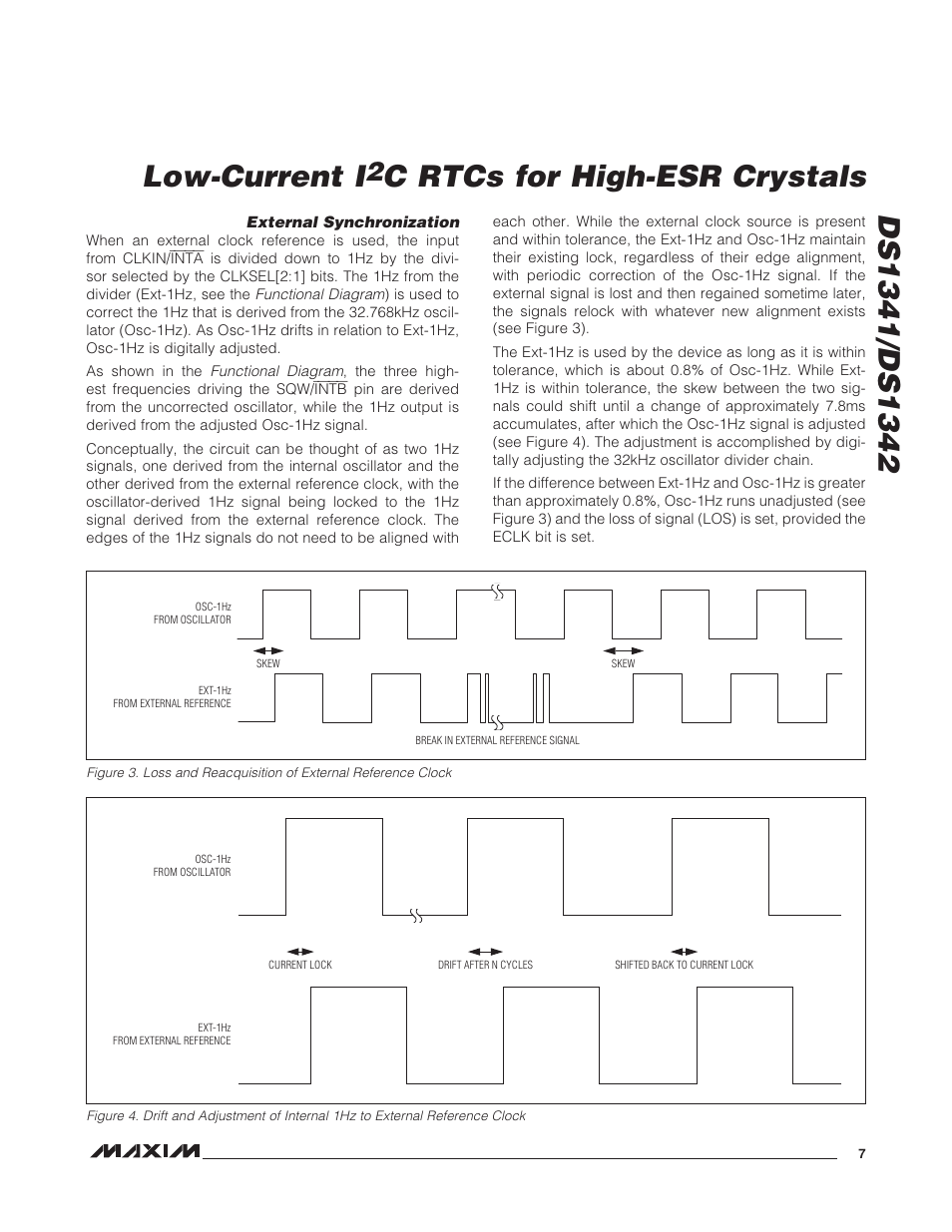 Low-current i | Rainbow Electronics DS1342 User Manual | Page 7 / 14