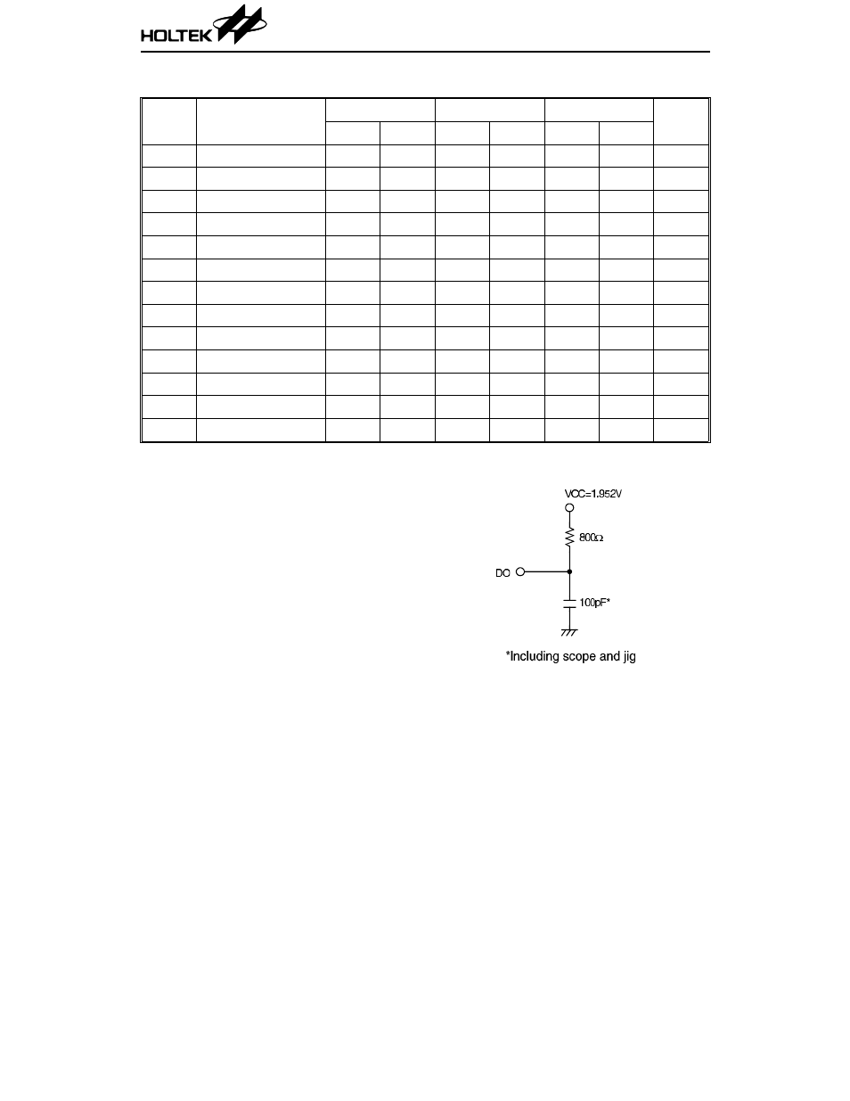 A.c. characteristics, Ht93lc46 | Rainbow Electronics HT93LC46 User Manual | Page 4 / 10
