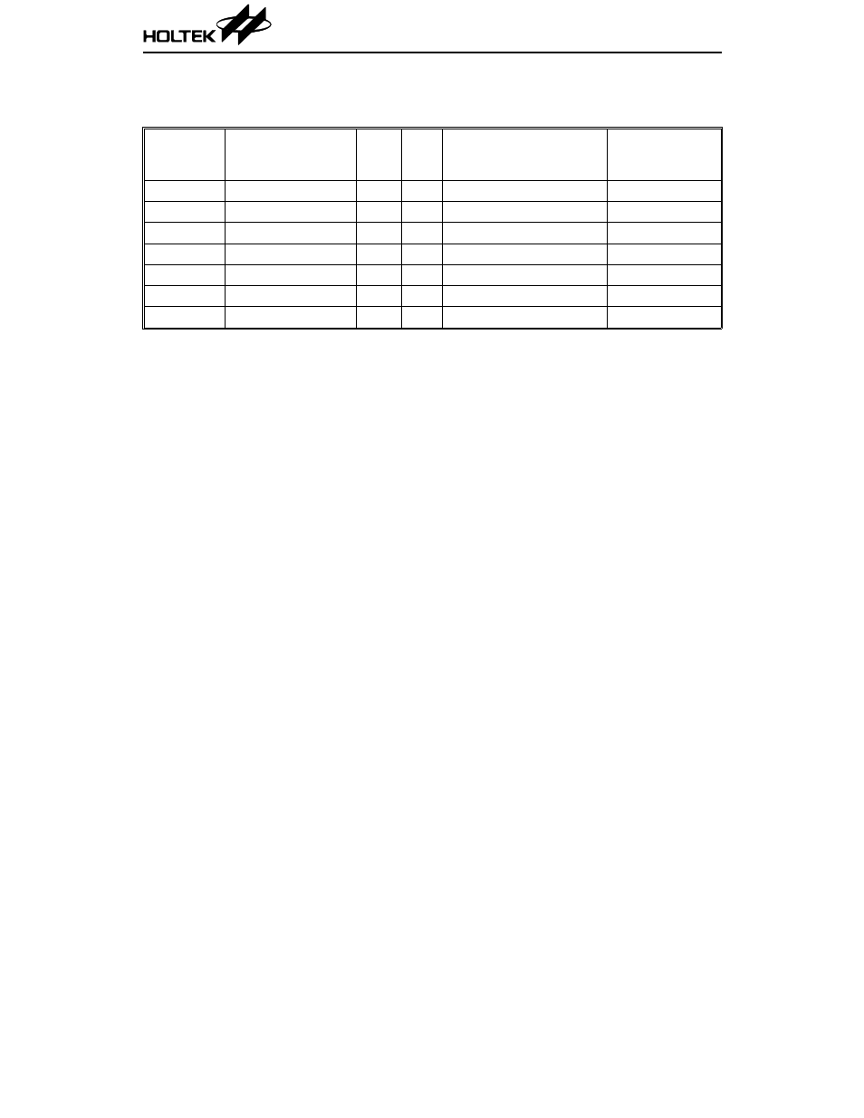 Instruction set summary, Ht93lc46 | Rainbow Electronics HT93LC46 User Manual | Page 9 / 10