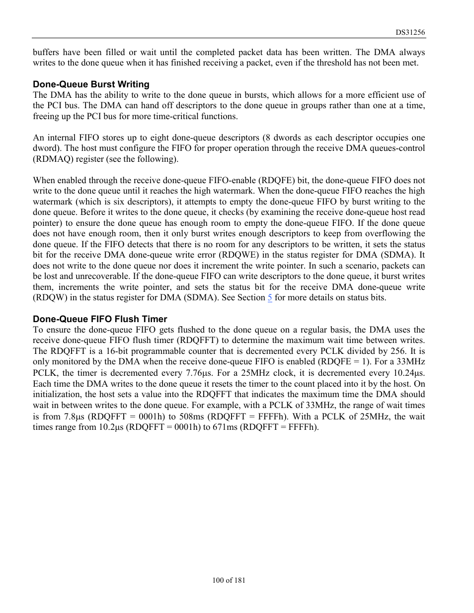 Rainbow Electronics DS31256 User Manual | Page 100 / 181