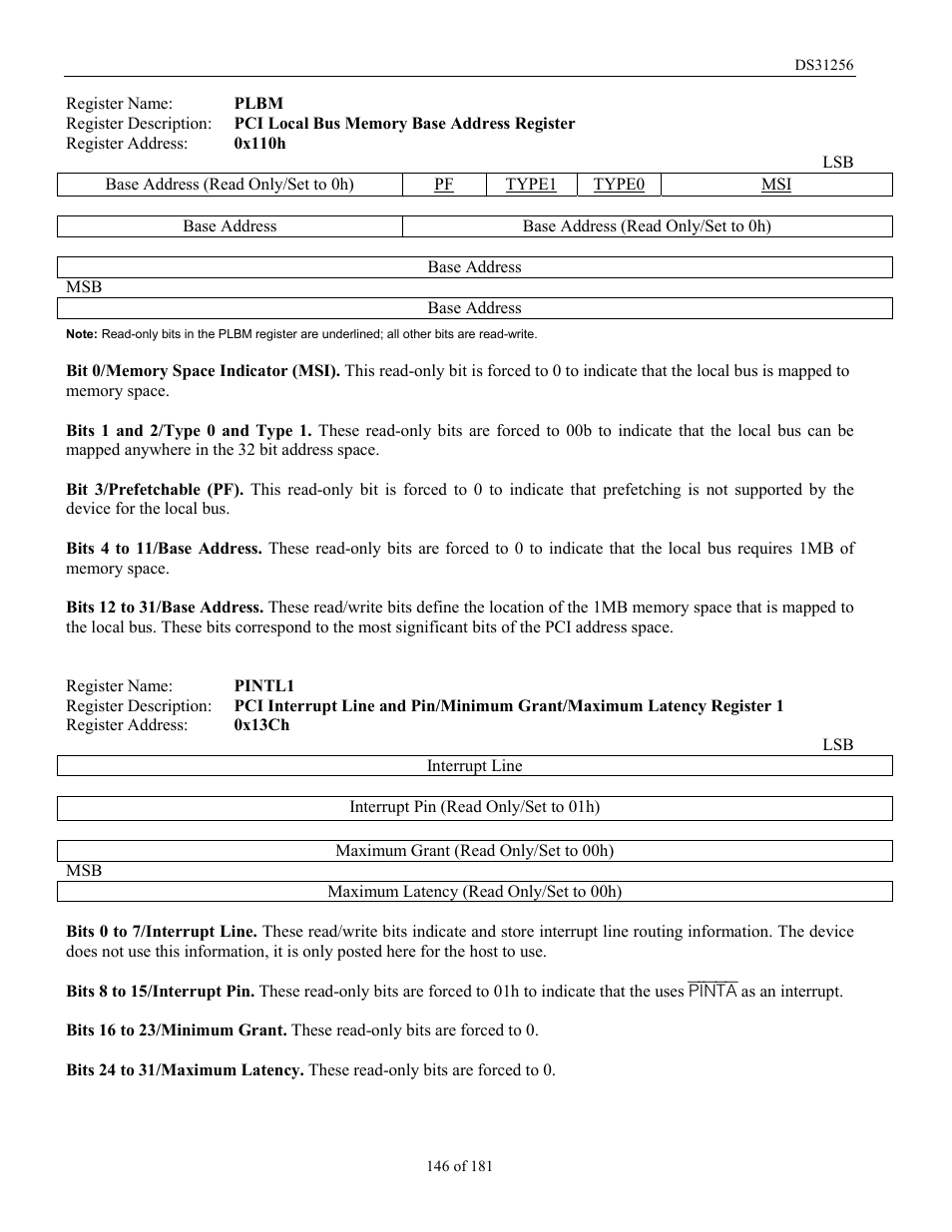 Rainbow Electronics DS31256 User Manual | Page 146 / 181