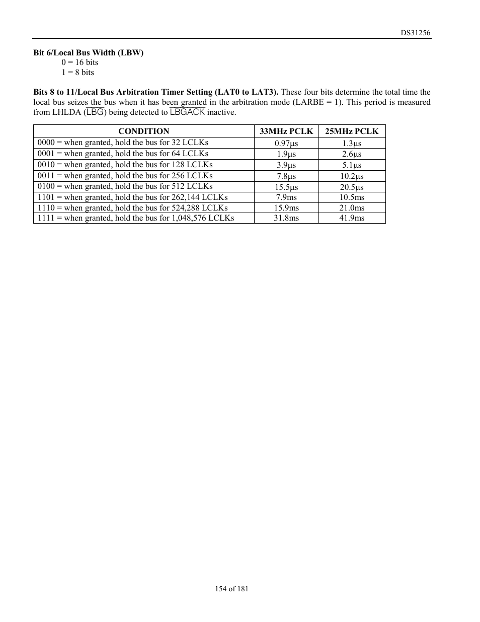 Rainbow Electronics DS31256 User Manual | Page 154 / 181