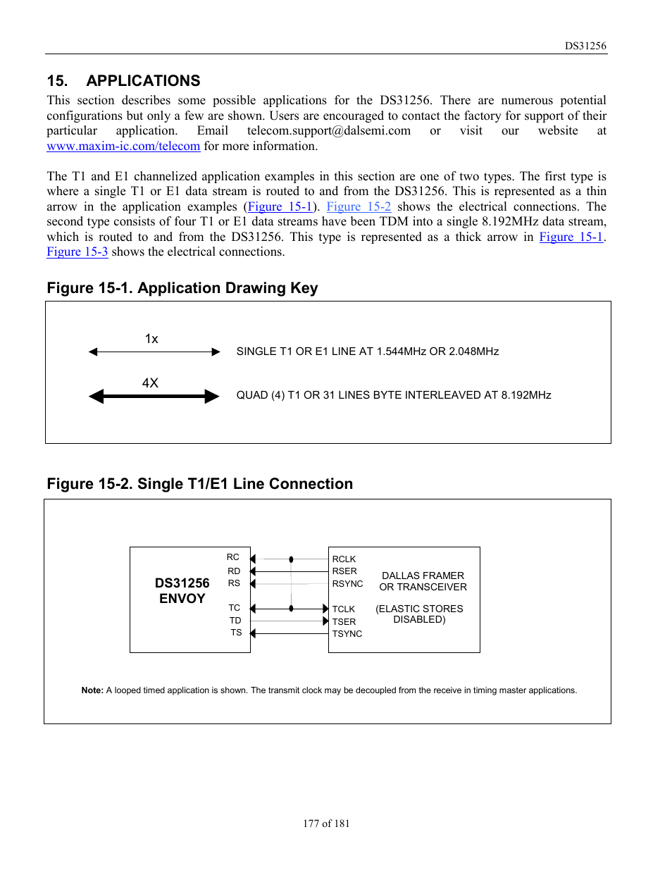 Applications, Deta, Figure 15-1. application drawing key | Rainbow Electronics DS31256 User Manual | Page 177 / 181