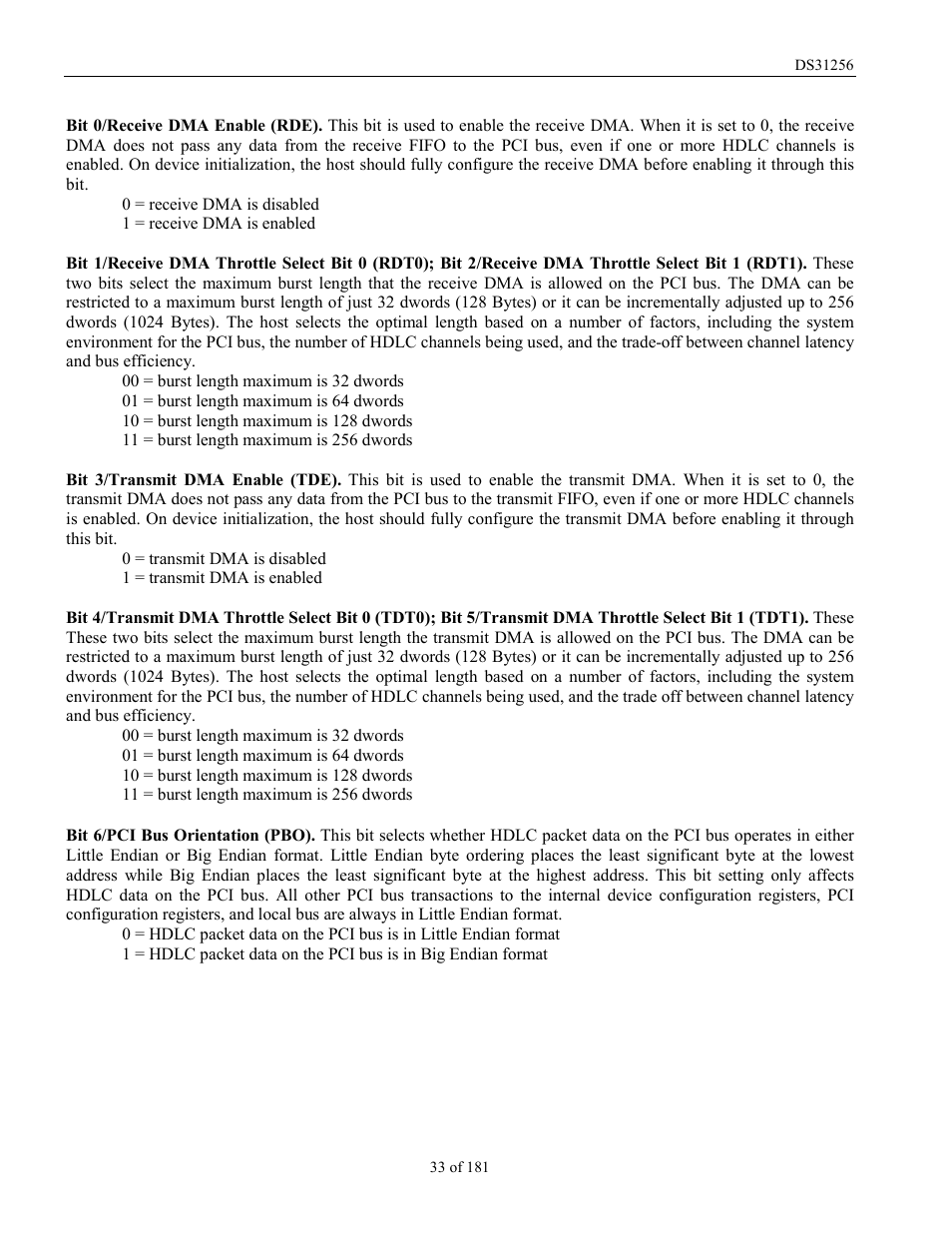 Rainbow Electronics DS31256 User Manual | Page 33 / 181