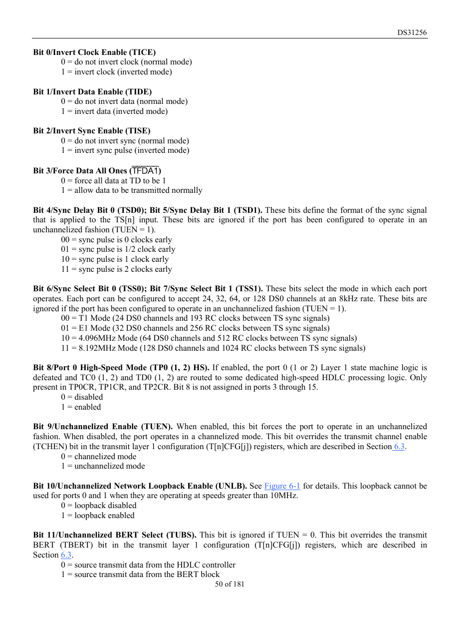 Rainbow Electronics DS31256 User Manual | Page 50 / 181