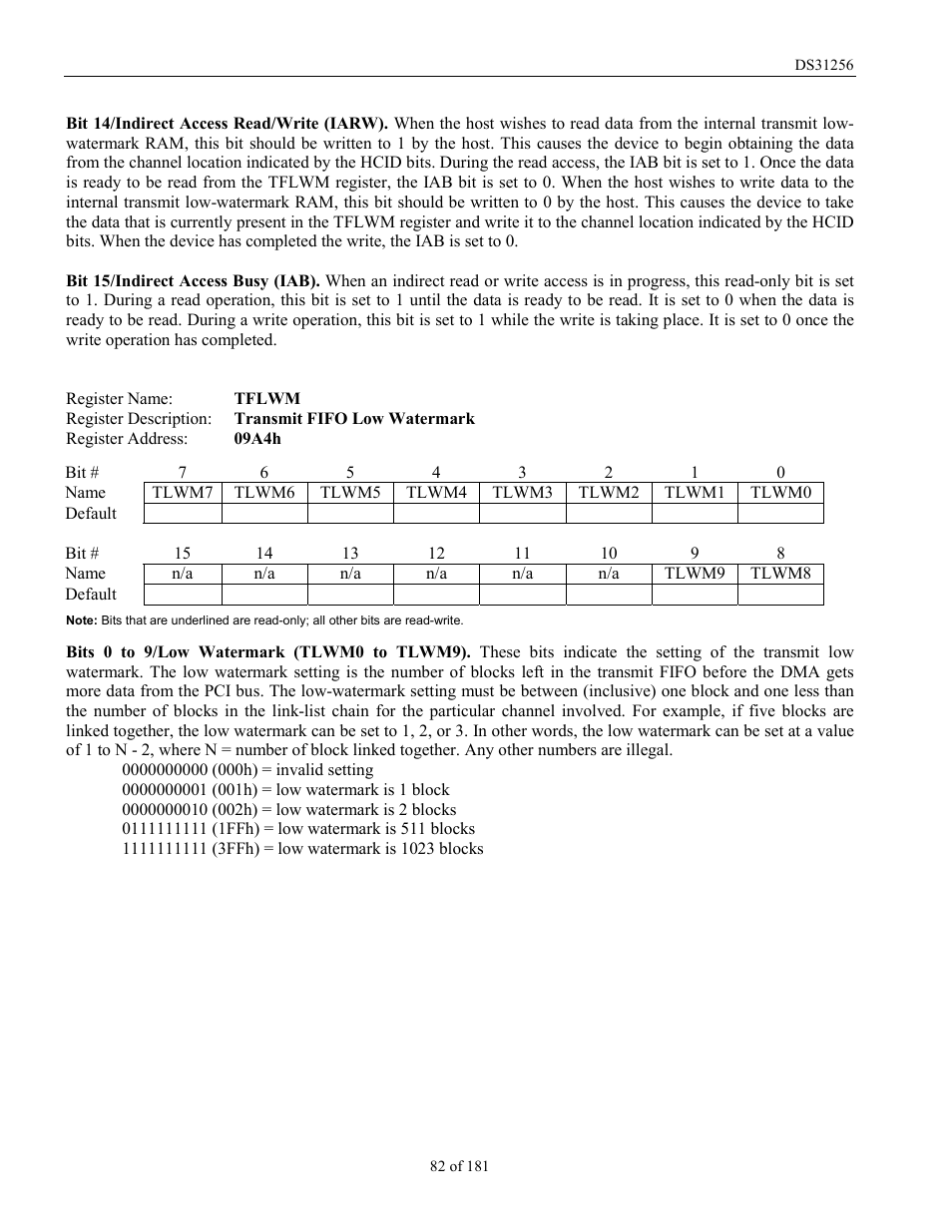 Rainbow Electronics DS31256 User Manual | Page 82 / 181