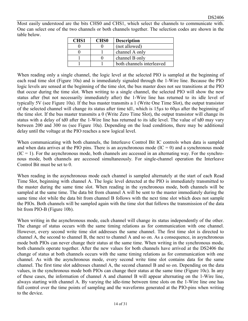 Rainbow Electronics DS2406 User Manual | Page 14 / 31