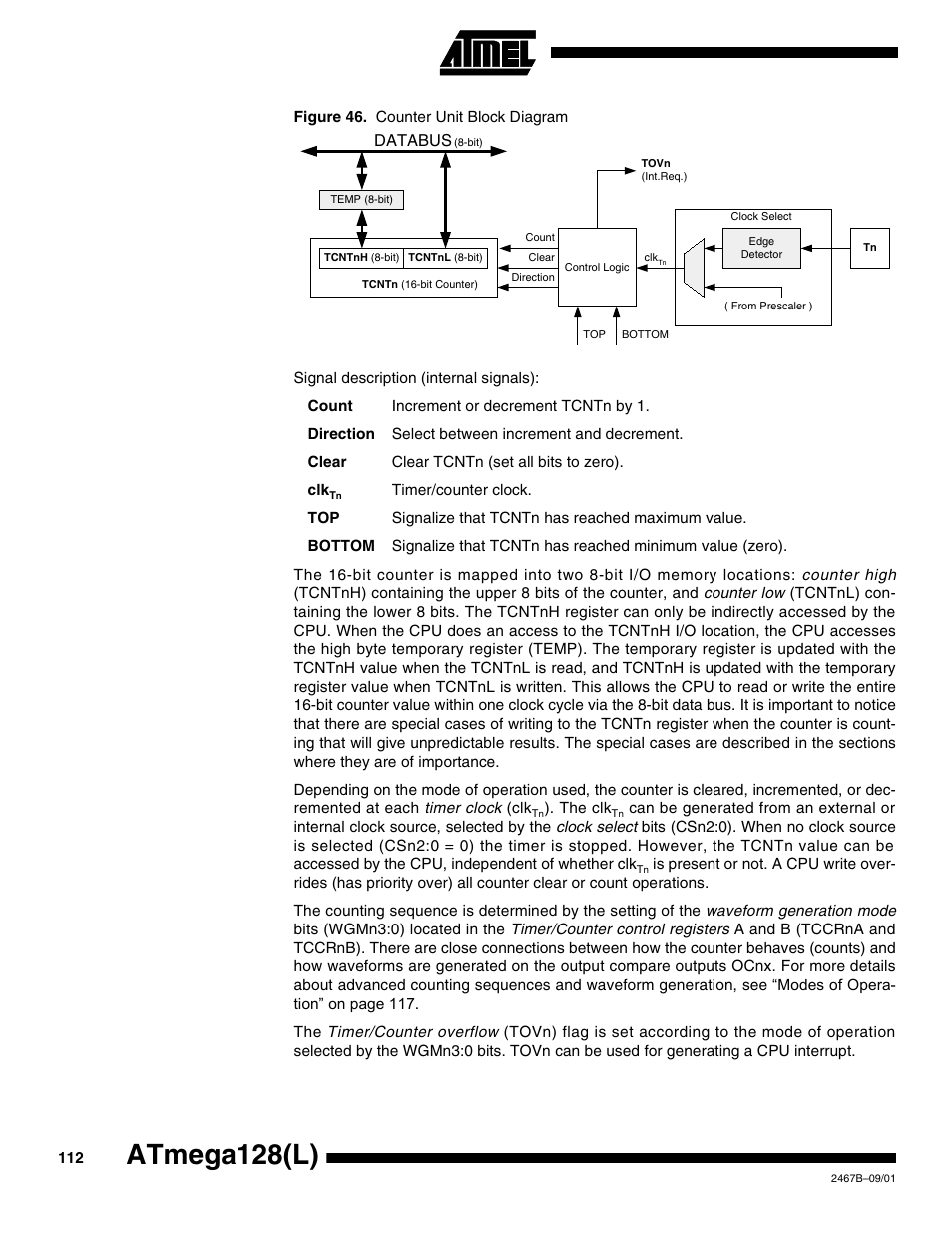 Atmega128(l) | Rainbow Electronics ATmega128L User Manual | Page 112 / 331