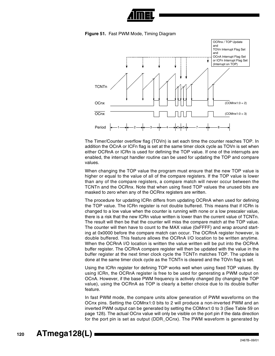 Atmega128(l) | Rainbow Electronics ATmega128L User Manual | Page 120 / 331