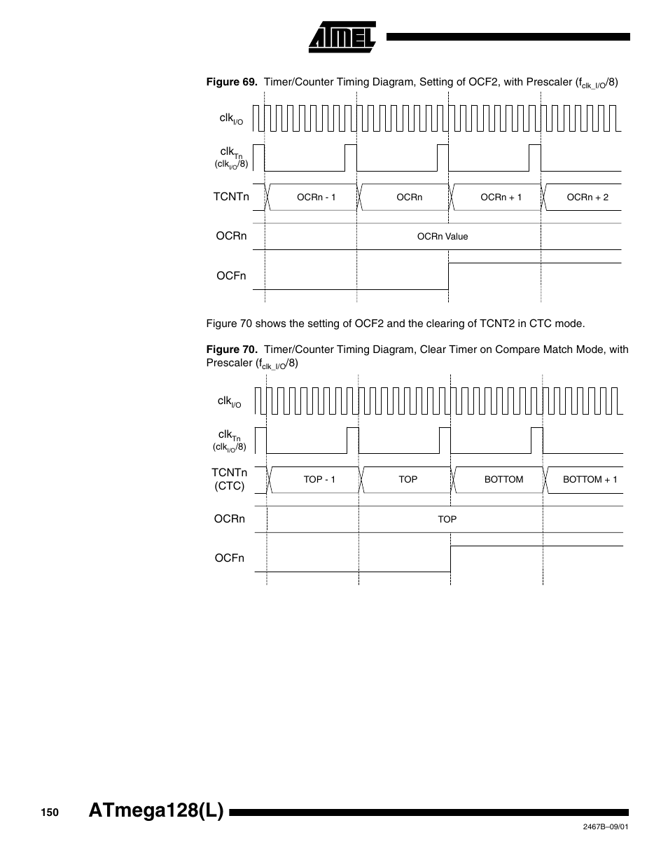 Figure 69, Nd figure 70, Atmega128(l) | Rainbow Electronics ATmega128L User Manual | Page 150 / 331