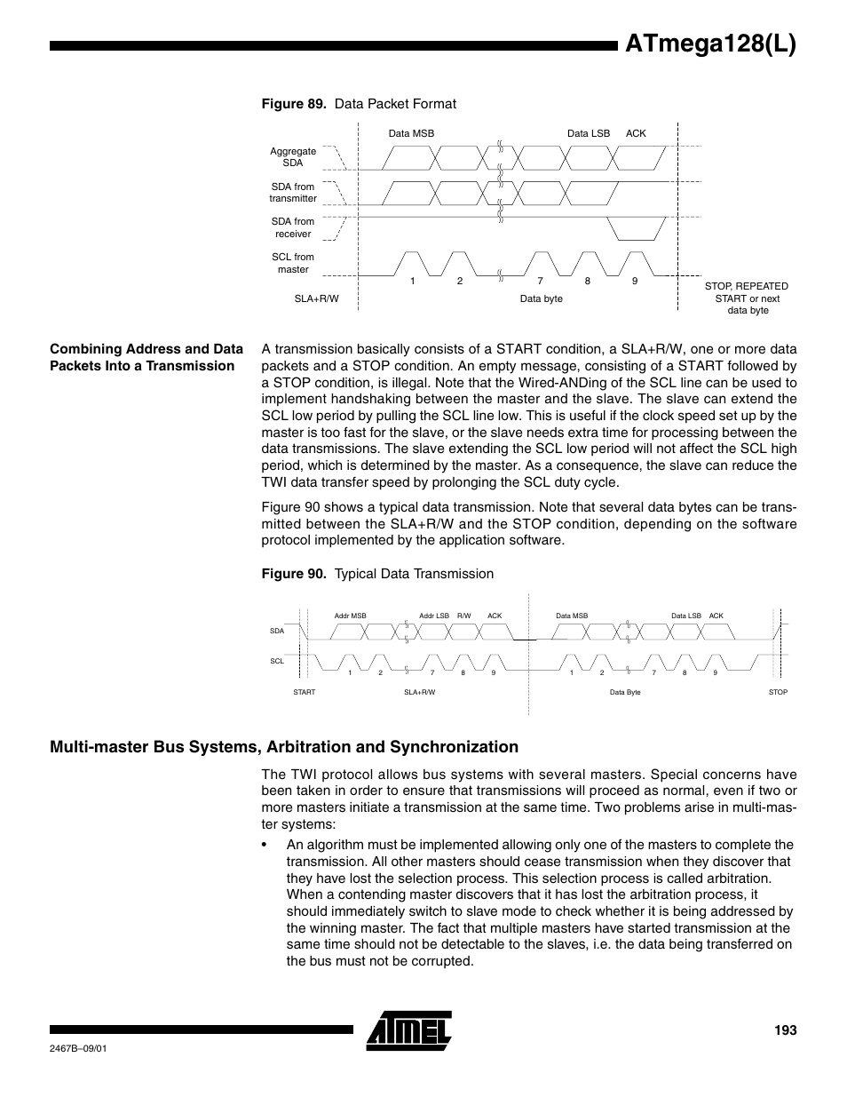 Atmega128(l) | Rainbow Electronics ATmega128L User Manual | Page 193 / 331