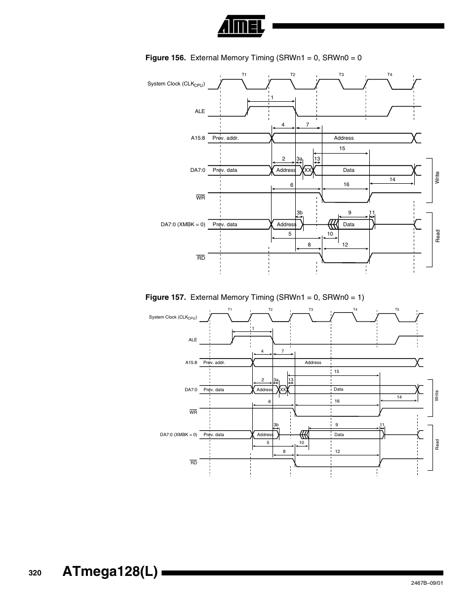 Figure 156, Atmega128(l) | Rainbow Electronics ATmega128L User Manual | Page 320 / 331