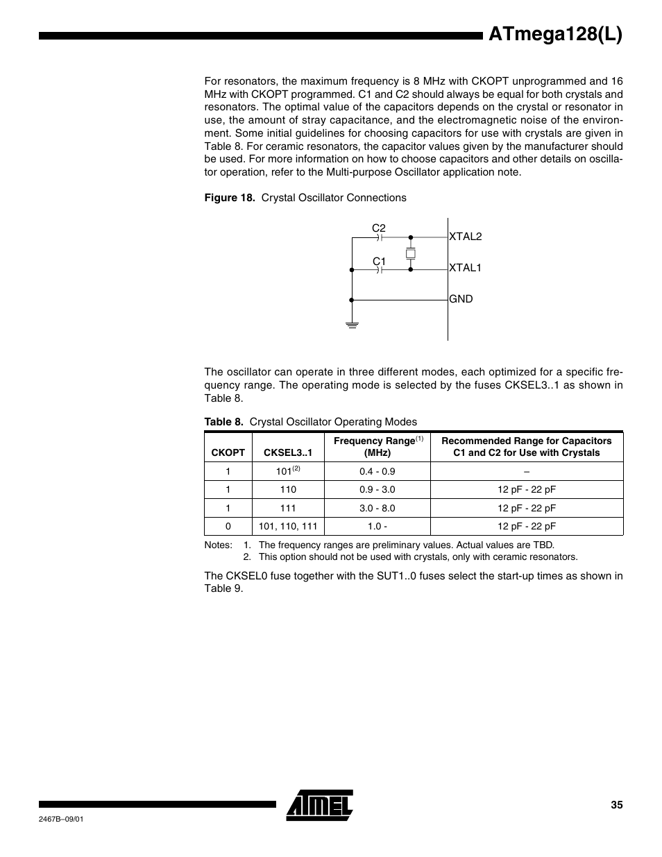 Figure 18. e, Atmega128(l) | Rainbow Electronics ATmega128L User Manual | Page 35 / 331