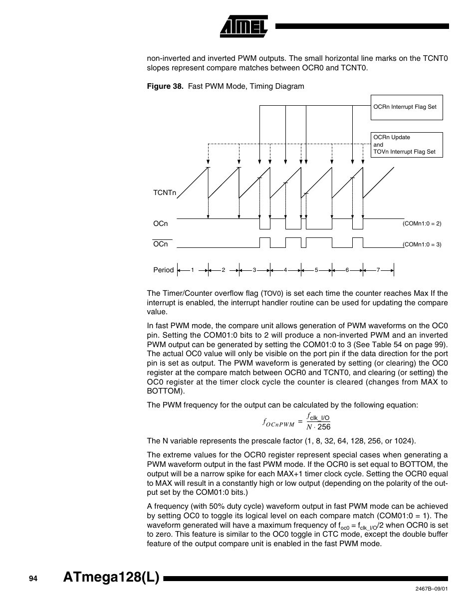 Atmega128(l) | Rainbow Electronics ATmega128L User Manual | Page 94 / 331