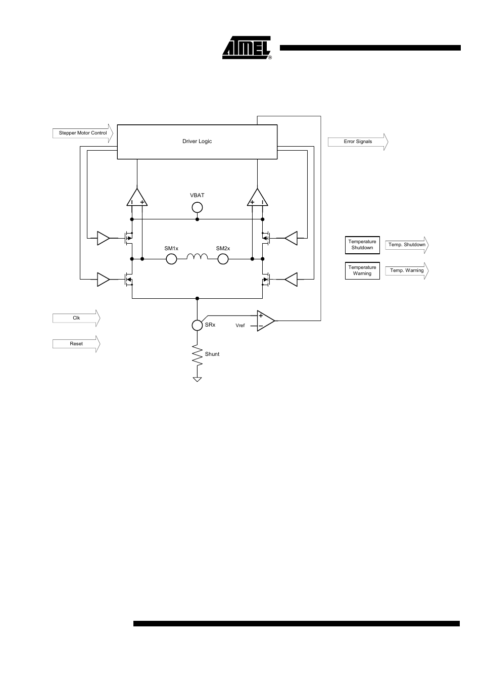 Ata6830, Stepping motor driver, Data communication | Rainbow Electronics ATA6830 User Manual | Page 6 / 23