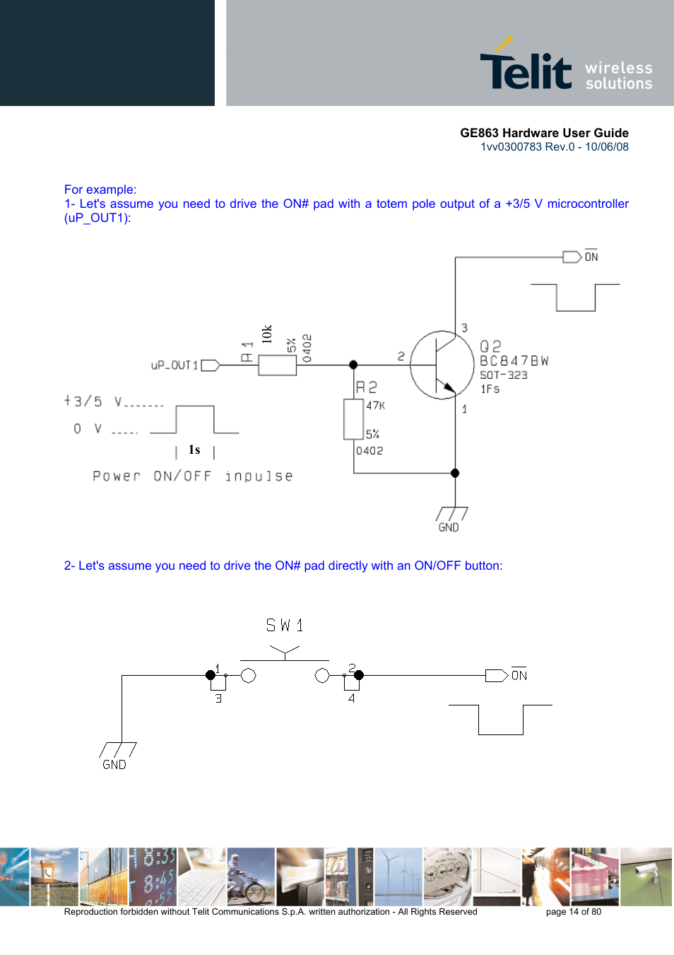 Rainbow Electronics GE863-PY User Manual | Page 14 / 80